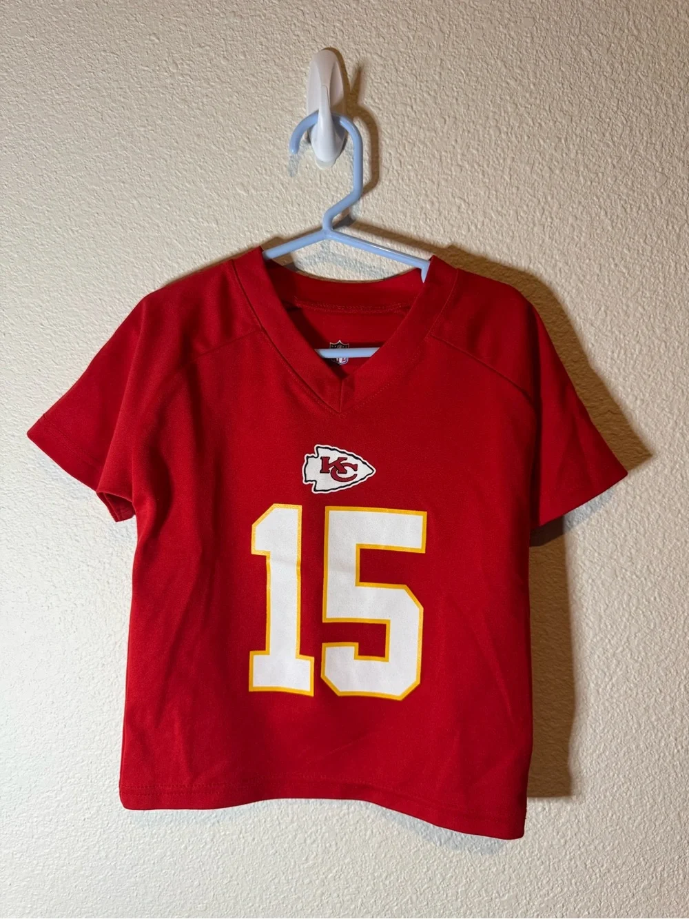 Kids Kansas City Chiefs Kids' Red #15 Football Jersey Top